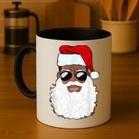 Black Santa African American Coffee Mug thumb 4