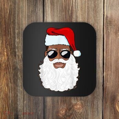 Black Santa African American Coaster