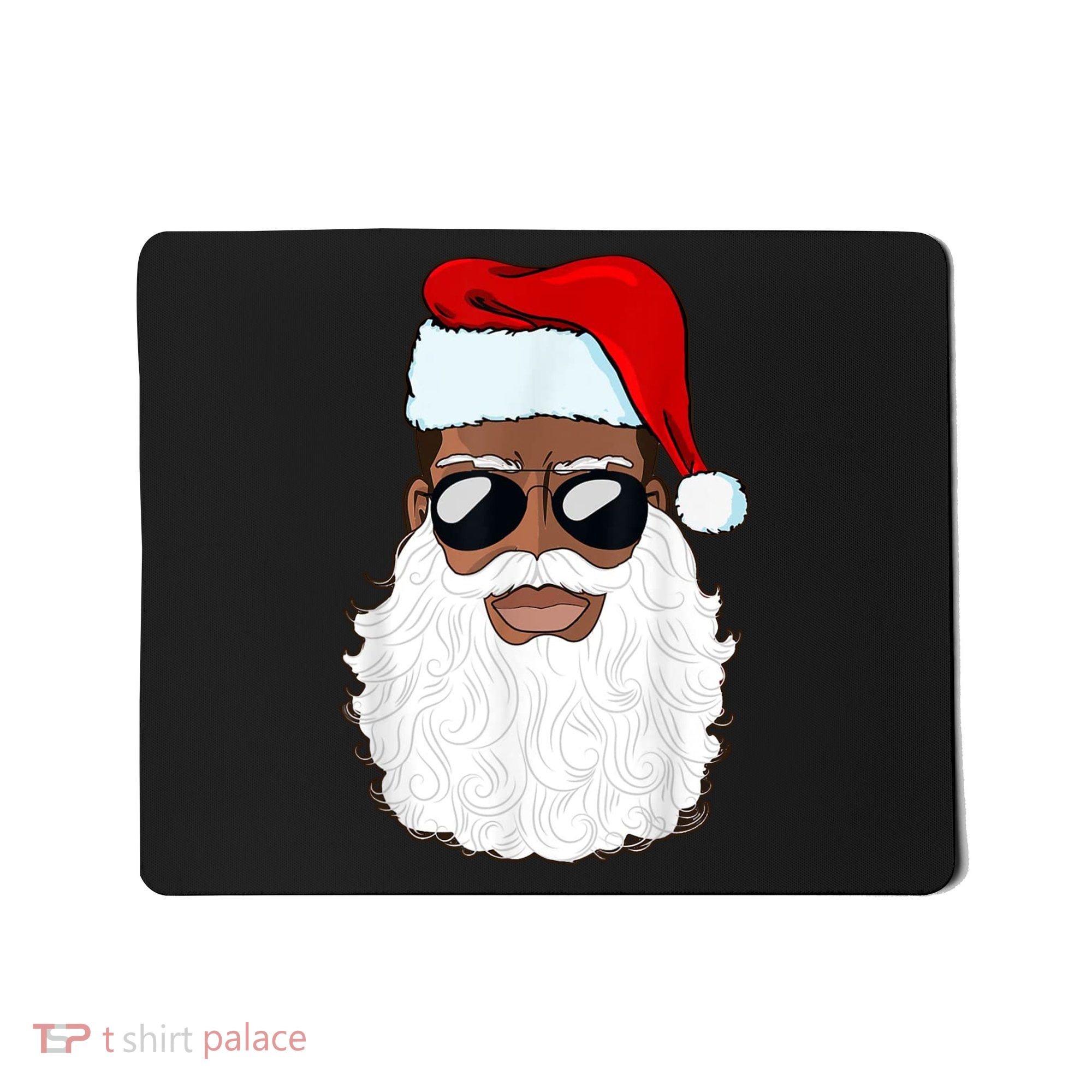Black Santa African American Mousepad