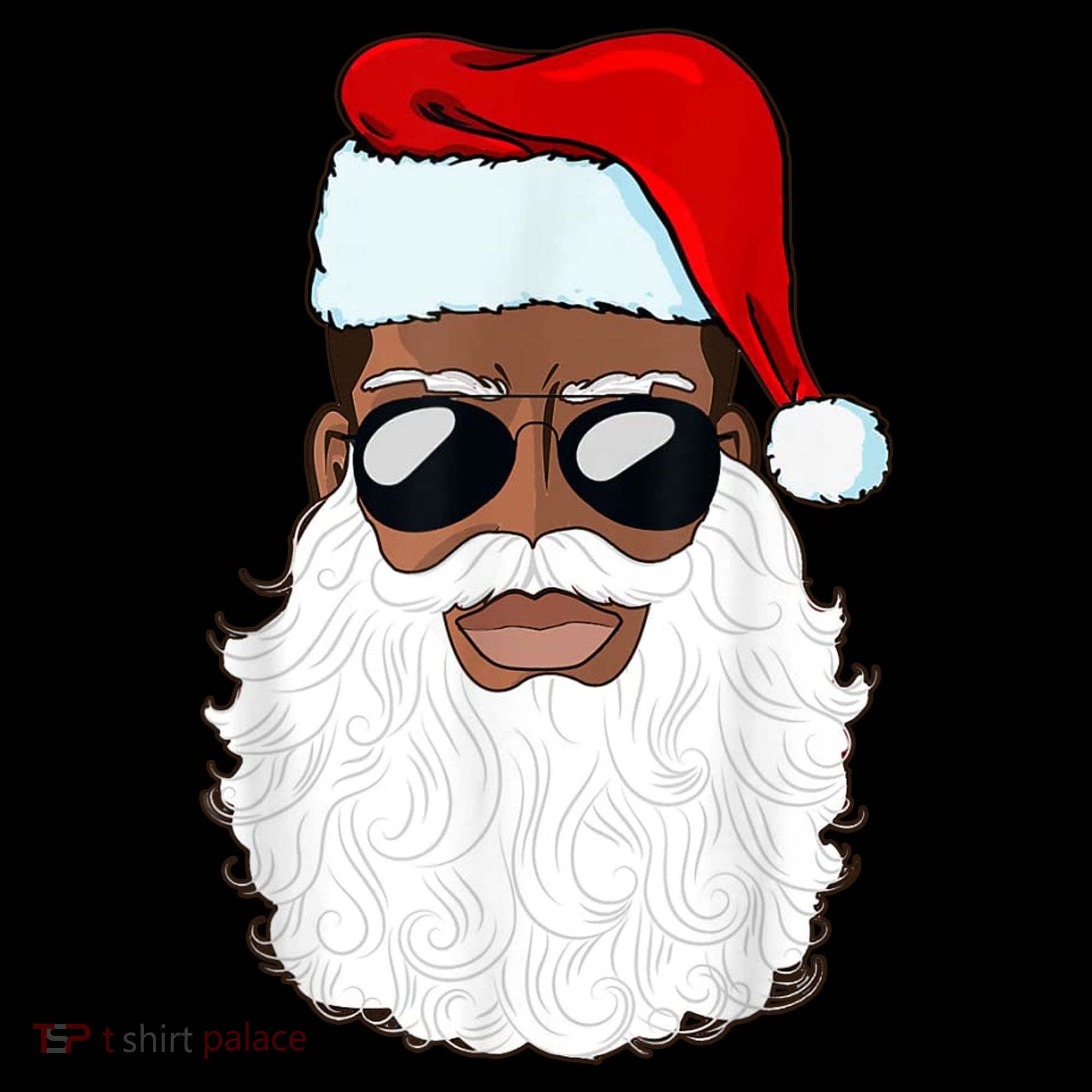 Black Santa African American Mousepad