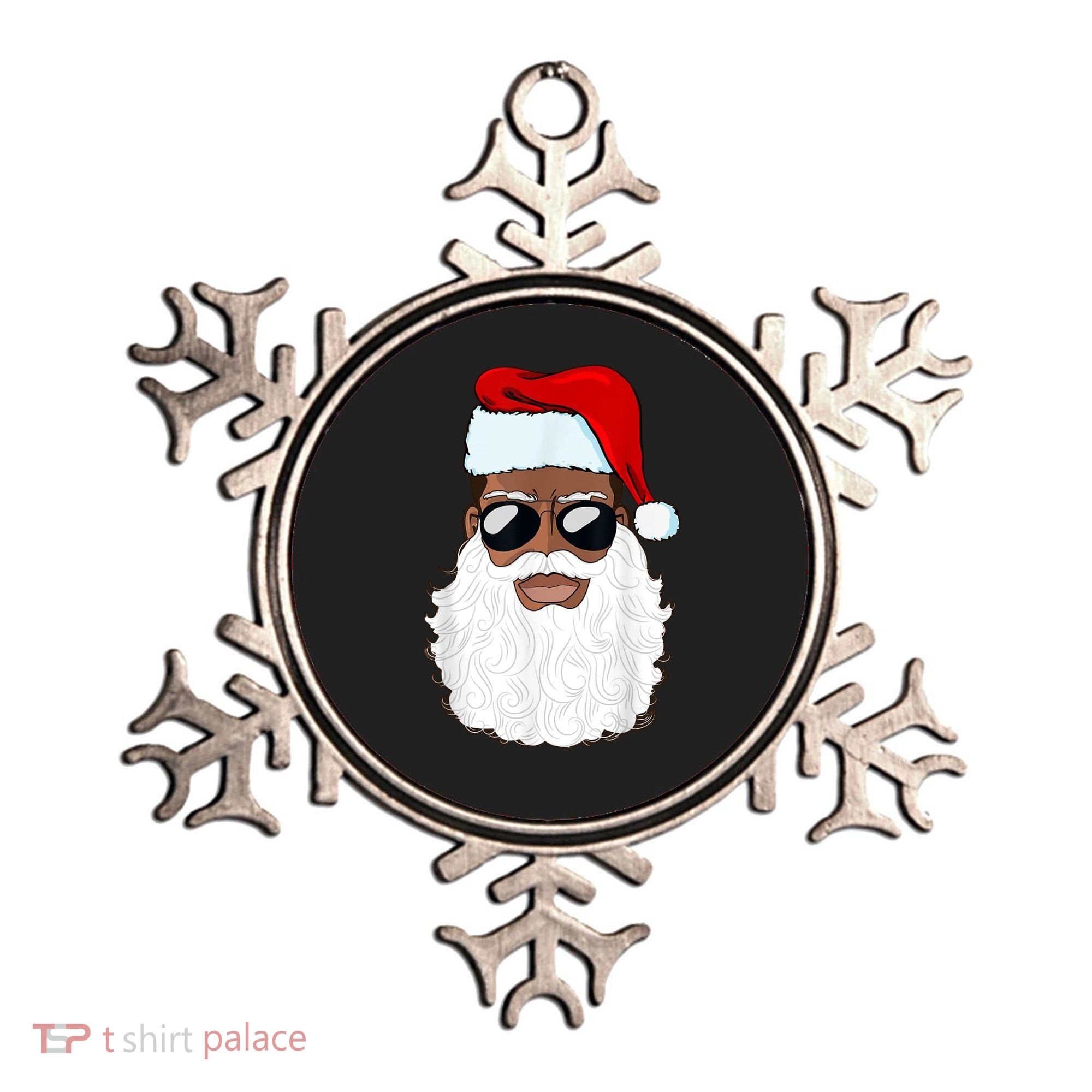 Black Santa African American Ornament