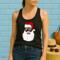 Black Santa African American Women's Tank Top thumb 2