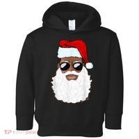 Black Santa African American Toddler Hoodie thumb 0