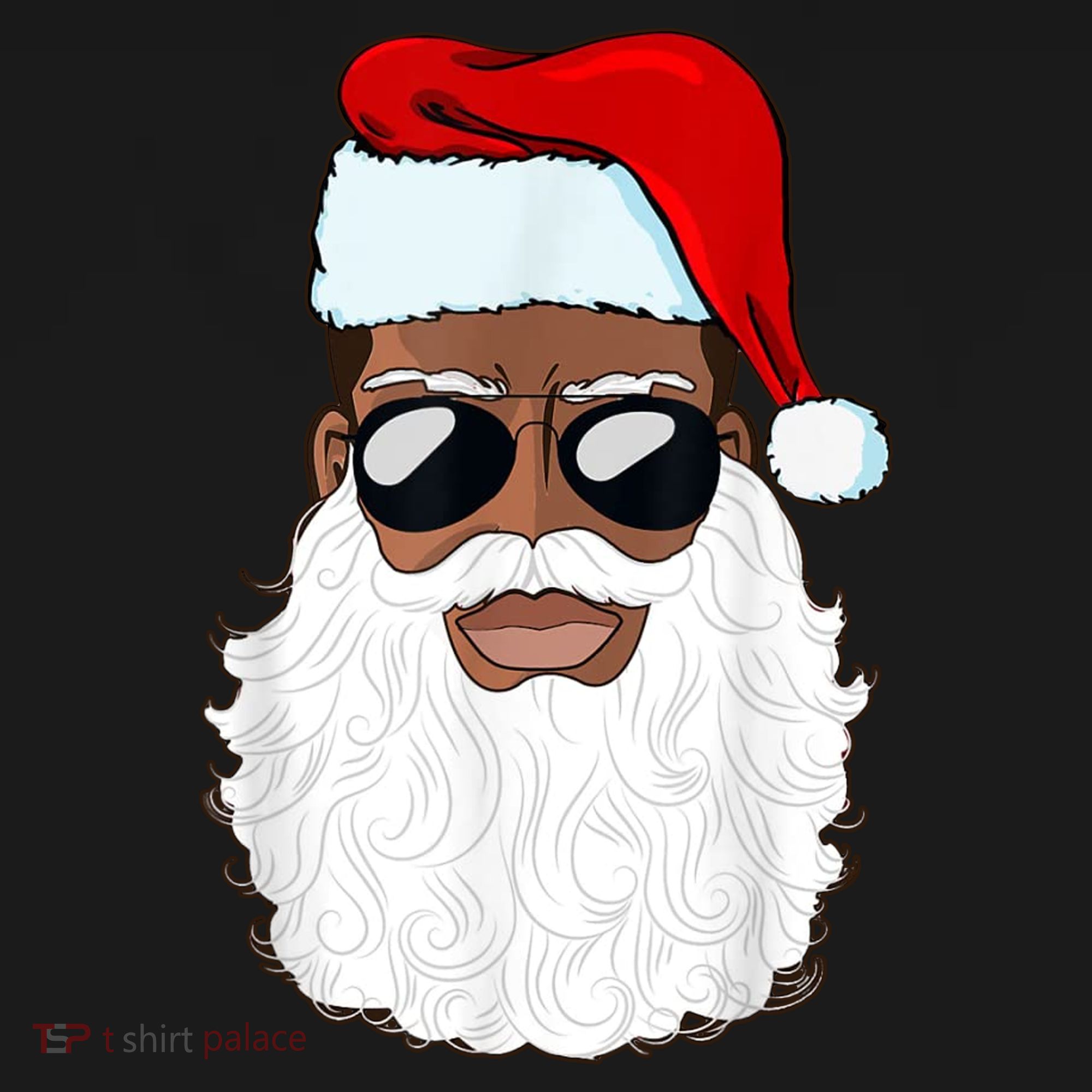 Black Santa African American Toddler Hoodie