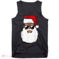 Black Santa African American Tank Top thumb 0