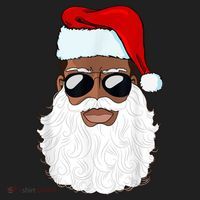 Black Santa African American Golf Towel thumb 3
