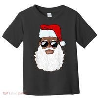 Black Santa African American Toddler T-Shirt thumb 0