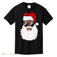 Black Santa African American Kids T-Shirt thumb 0