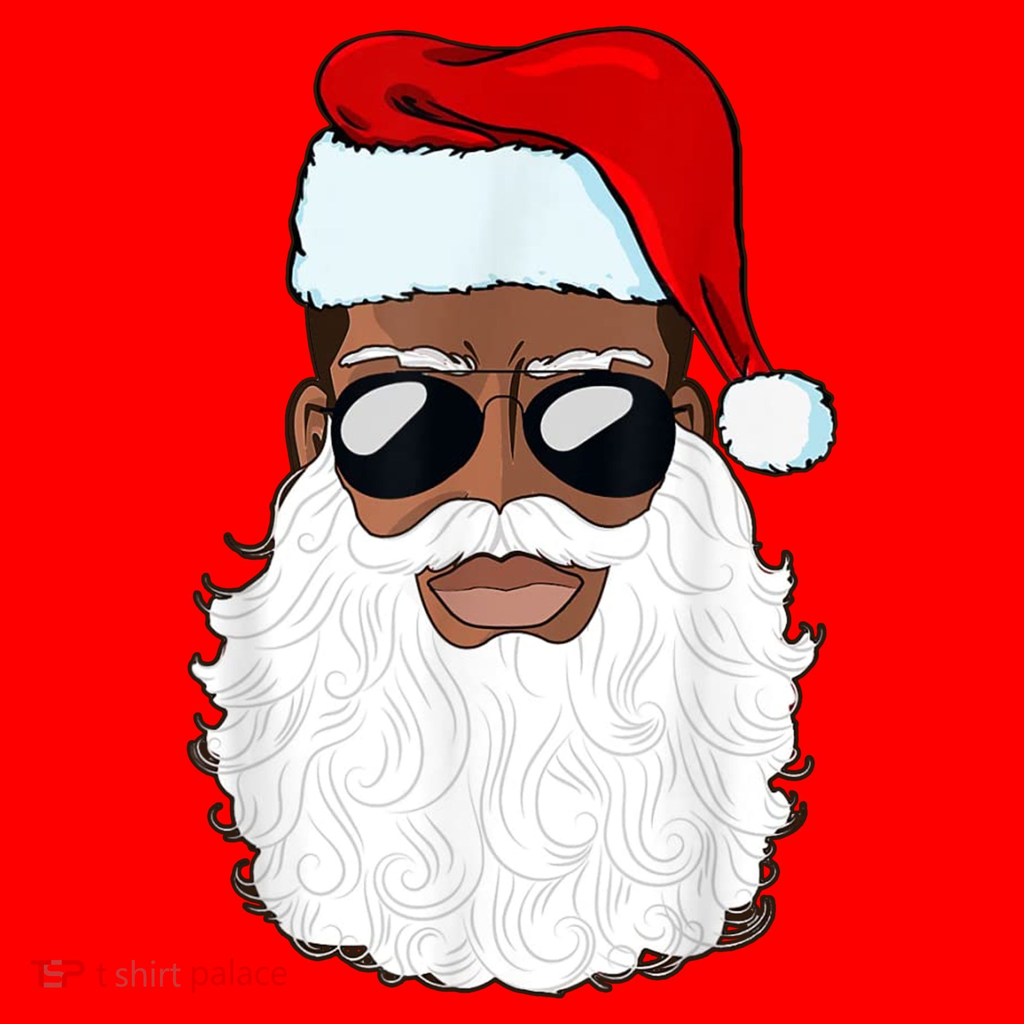 Black Santa African American Santa Hat