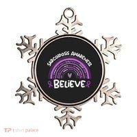 Believe Sarcoidosis Awareness Month Gift Sarcoidosis Cute Gift Ornament thumb 0