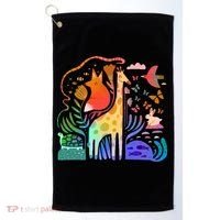Biodiversity Science Animal Nature Golf Towel thumb 0