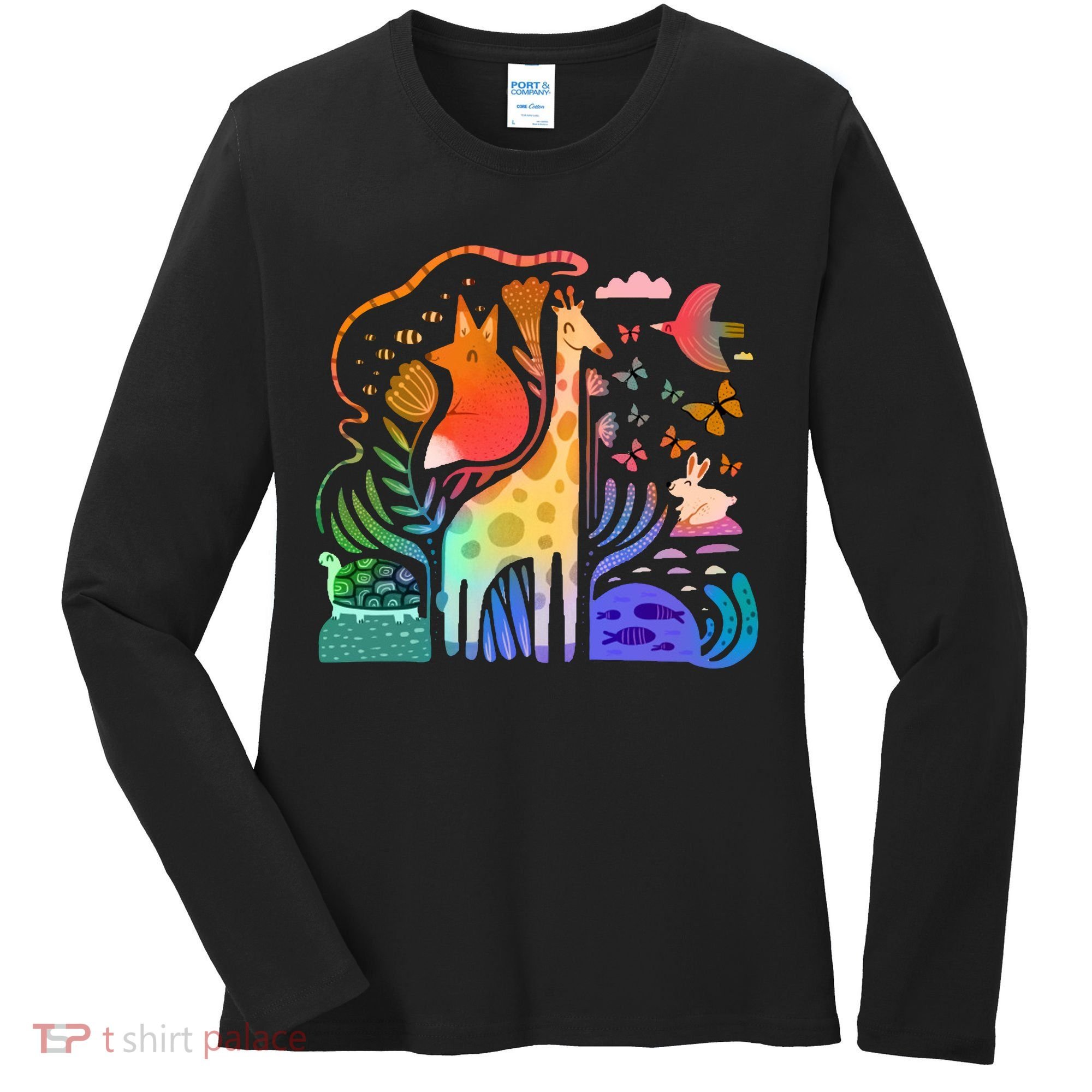 Biodiversity Science Animal Nature Women's Long Sleeve Shirt