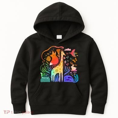 Biodiversity Science Animal Nature Kids Hoodie