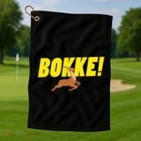 Bokke! South Africa Rugby Springbok South African Golf Towel thumb 1