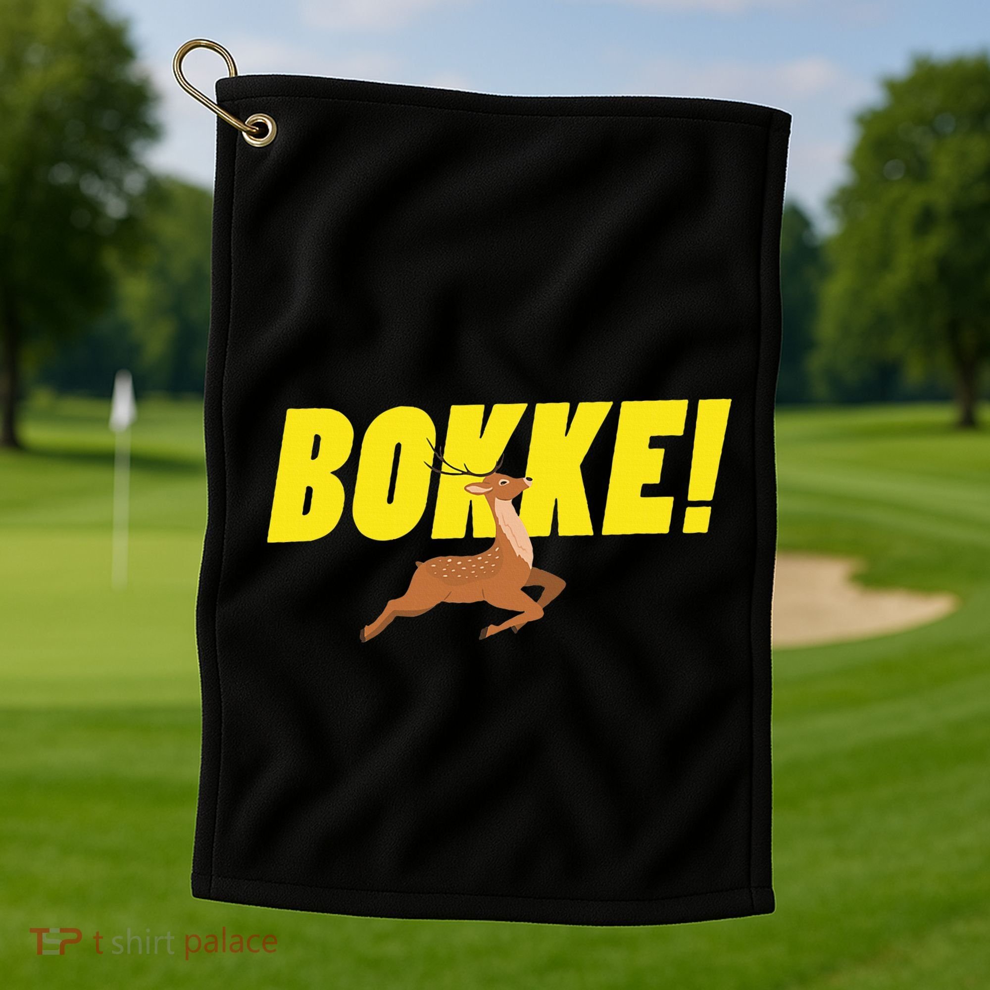 Bokke! South Africa Rugby Springbok South African Golf Towel