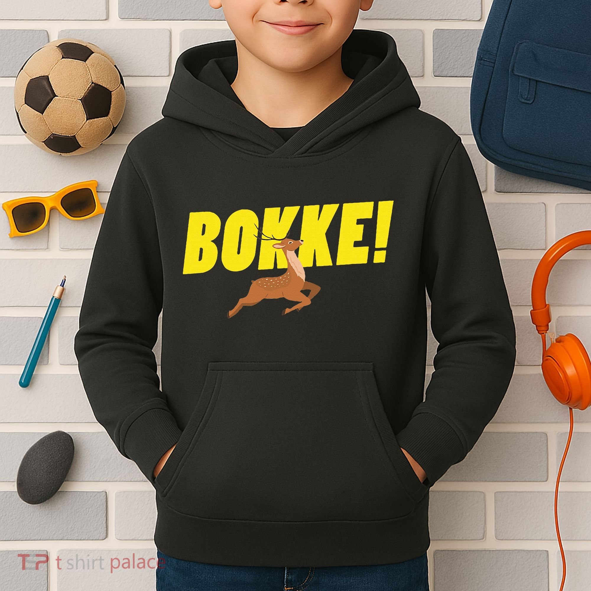 Bokke! South Africa Rugby Springbok South African Kids Hoodie
