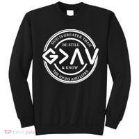 Be Still And Know, God Is Greater Than The Highs And Lows Circle Sweatshirt thumb 0