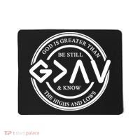 Be Still And Know, God Is Greater Than The Highs And Lows Circle Mousepad thumb 0