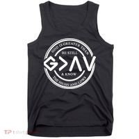 Be Still And Know, God Is Greater Than The Highs And Lows Circle Tank Top thumb 0