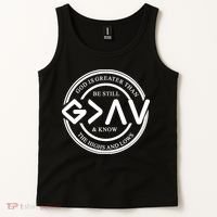Be Still And Know, God Is Greater Than The Highs And Lows Circle Tank Top thumb 2