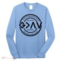 Be Still And Know, God Is Greater Than The Highs And Lows Circle Long Sleeve Shirt thumb 0