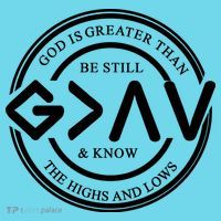 Be Still And Know, God Is Greater Than The Highs And Lows Circle T-Shirt thumb 6
