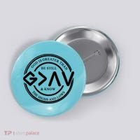 Be Still And Know, God Is Greater Than The Highs And Lows Circle Button thumb 0
