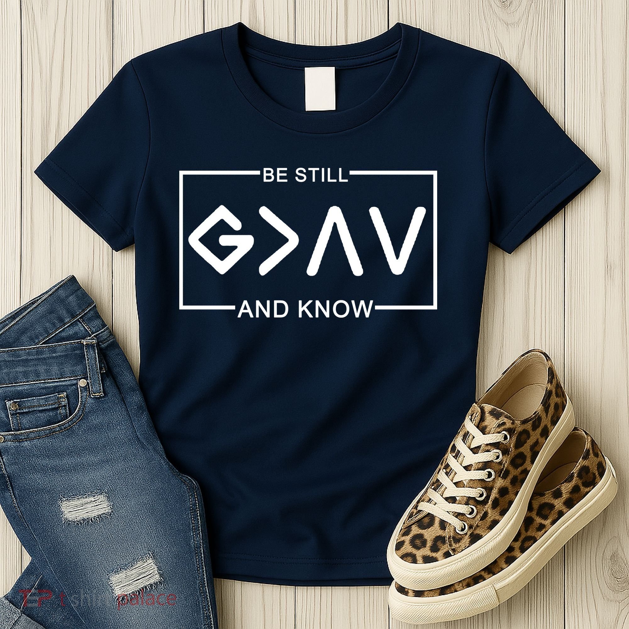Be Still And Know, God Is Greater Than The Highs And Lows Women's T-Shirt