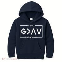 Be Still And Know, God Is Greater Than The Highs And Lows Kids Hoodie thumb 0