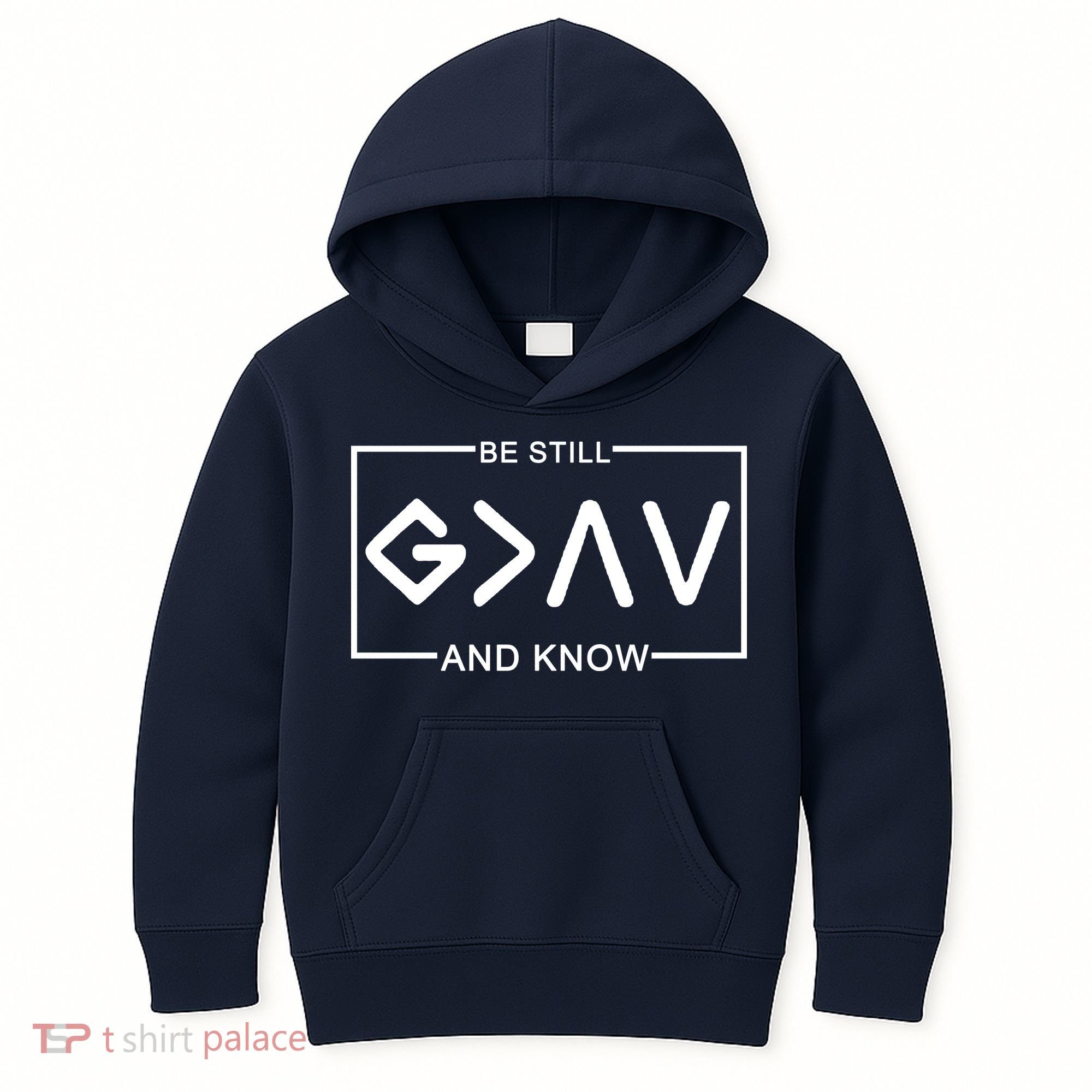 Be Still And Know, God Is Greater Than The Highs And Lows Kids Hoodie