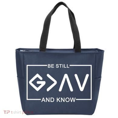 Be Still And Know, God Is Greater Than The Highs And Lows Tote Bag