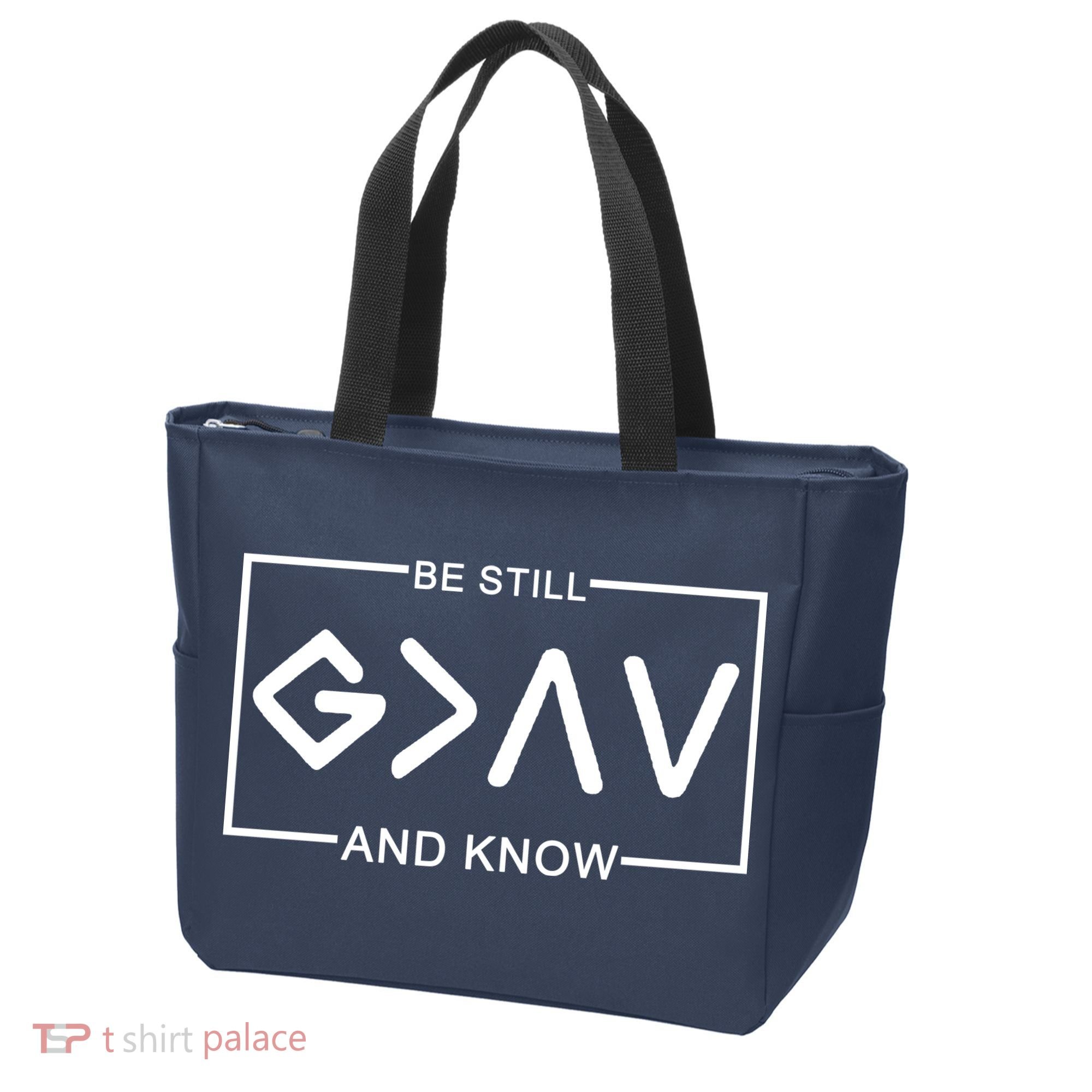 Be Still And Know, God Is Greater Than The Highs And Lows Tote Bag