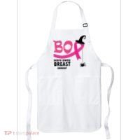 Boo Scare Away Breast Cancer Awareness Spooky Apron thumb 0