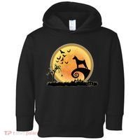 Basenji Scary And Moon Funny Dog Halloween Costume Toddler Hoodie thumb 0
