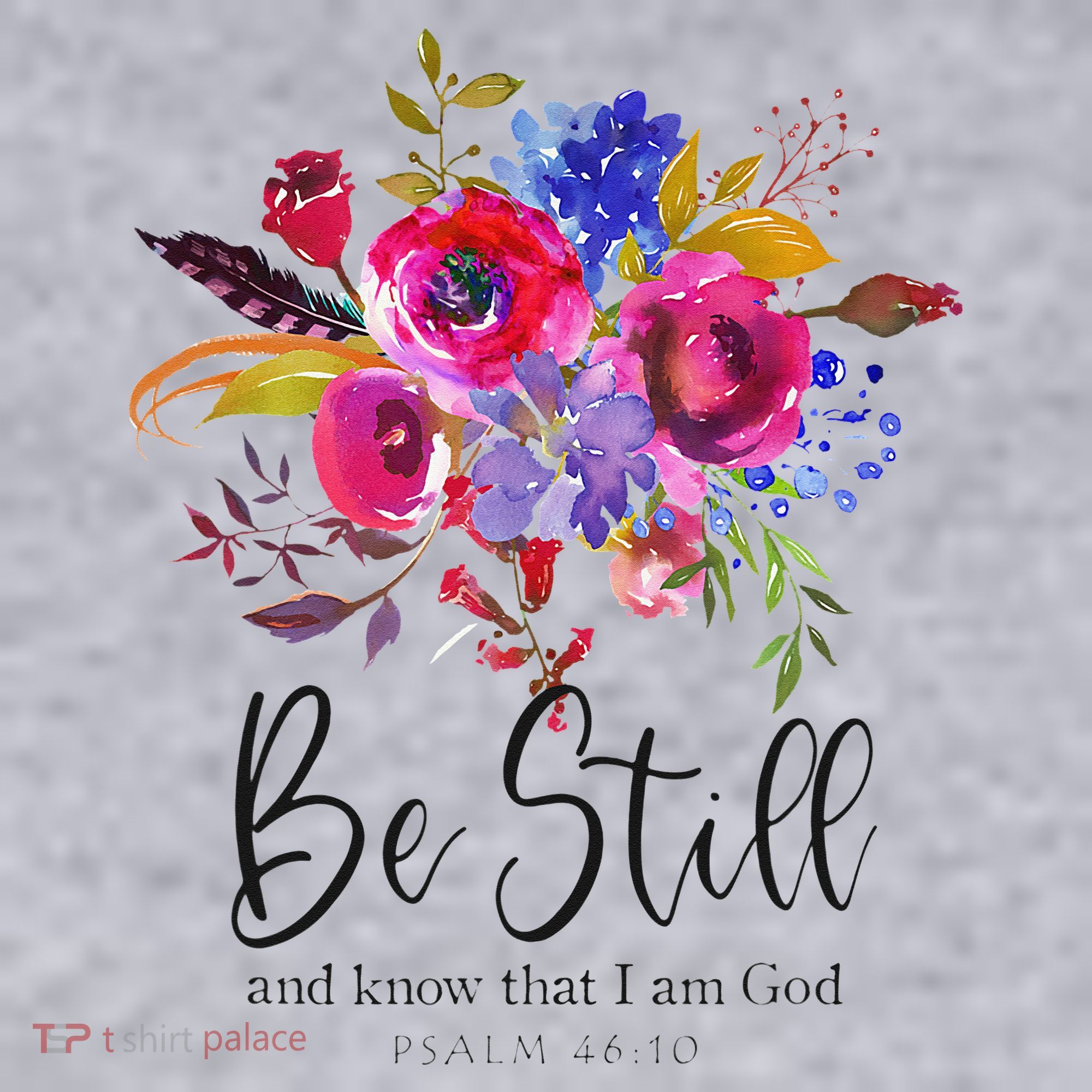 Be Still and Know That I Am God Christian Bible Verse Quote Women's Sweatshirt