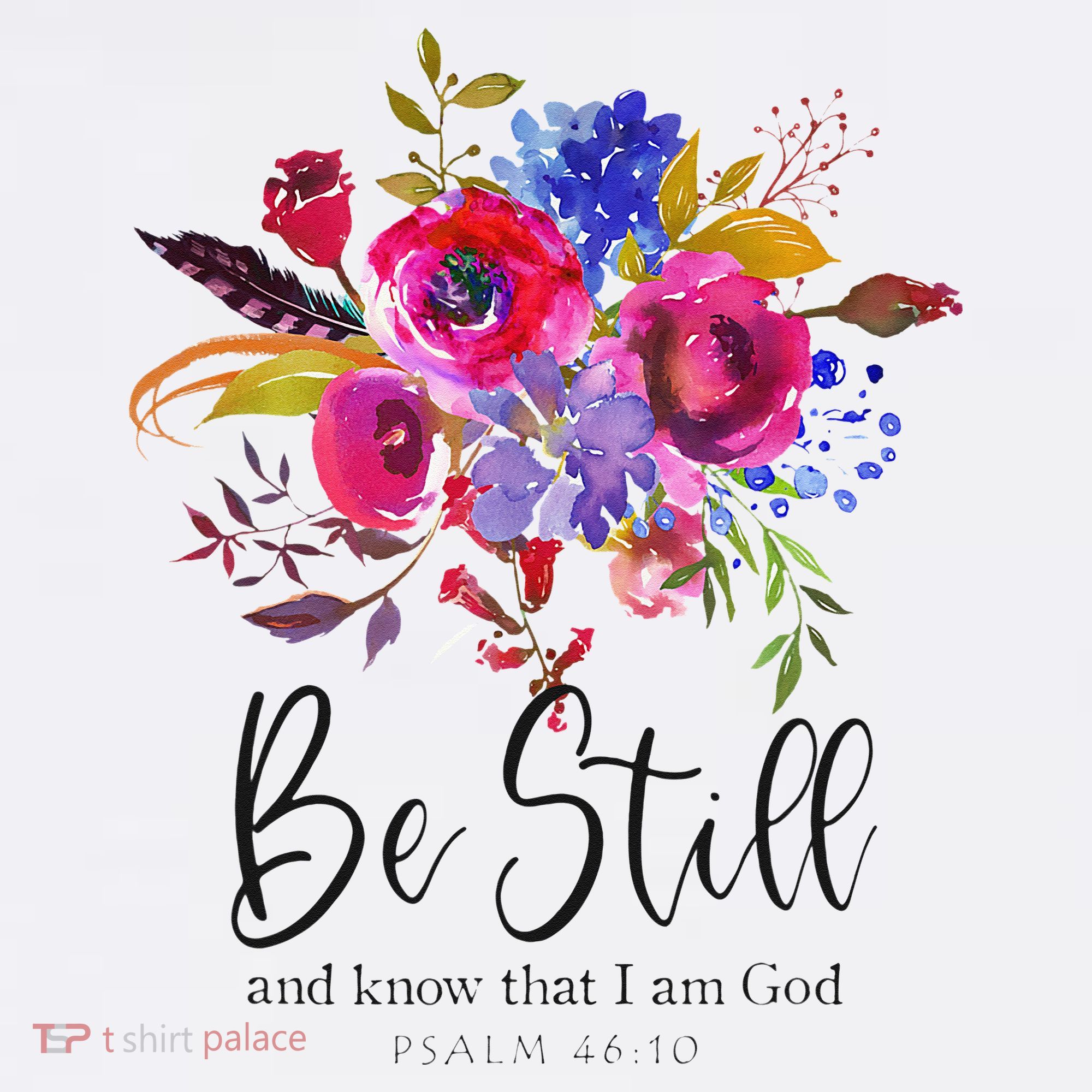Be Still and Know That I Am God Christian Bible Verse Quote Kids Sweatshirt