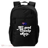 British Slogans All Good Thanks Mate Backpack thumb 0
