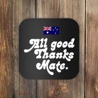 British Slogans All Good Thanks Mate Coaster thumb 0