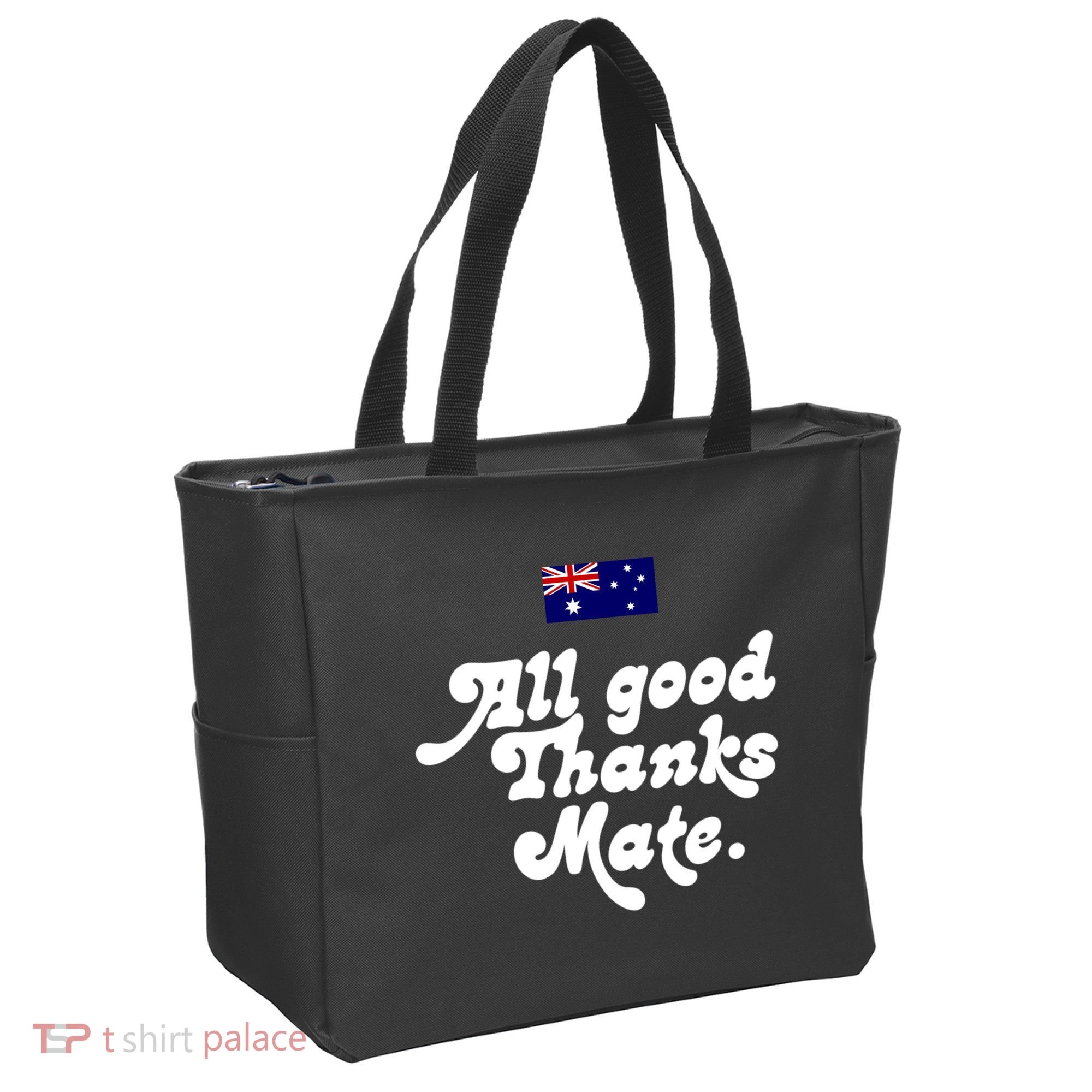 British Slogans All Good Thanks Mate Tote Bag
