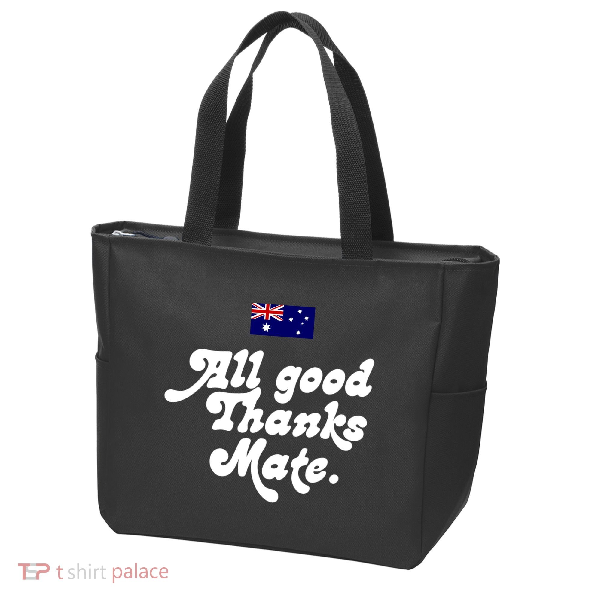 British Slogans All Good Thanks Mate Tote Bag