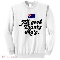 British Slogans All Good Thanks Mate Sweatshirt thumb 0