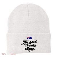 British Slogans All Good Thanks Mate Beanie thumb 0