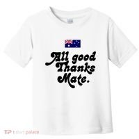 British Slogans All Good Thanks Mate Toddler T-Shirt thumb 0