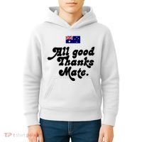 British Slogans All Good Thanks Mate Kids Hoodie thumb 4