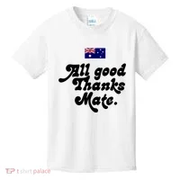 British Slogans All Good Thanks Mate Kids T-Shirt thumb 0