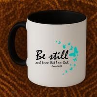 Be Still And Know That I Am God Christian Religious Funny Gift Great Gift Coffee Mug thumb 2