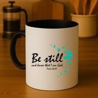 Be Still And Know That I Am God Christian Religious Funny Gift Great Gift Coffee Mug thumb 4