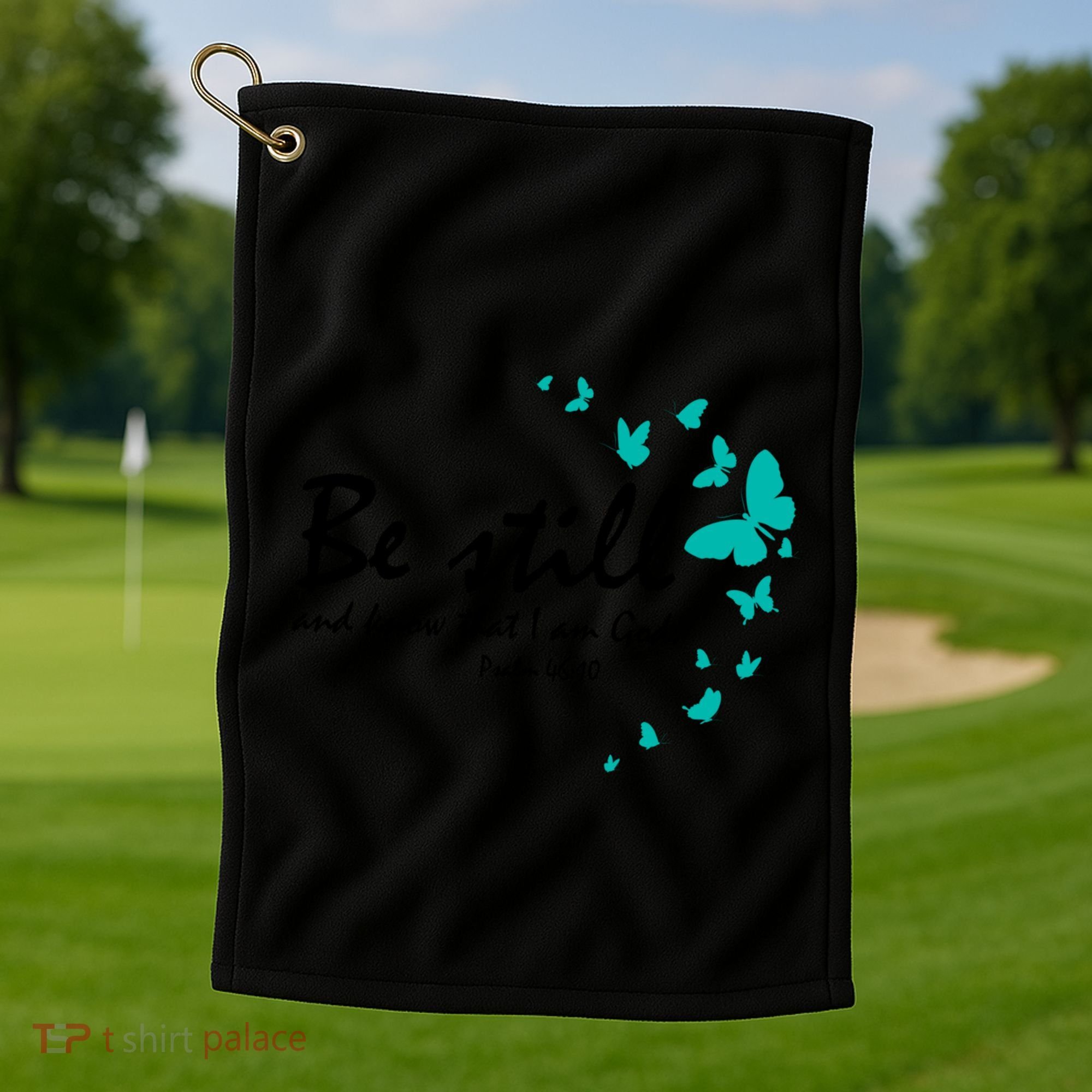 Be Still And Know That I Am God Christian Religious Funny Gift Great Gift Golf Towel
