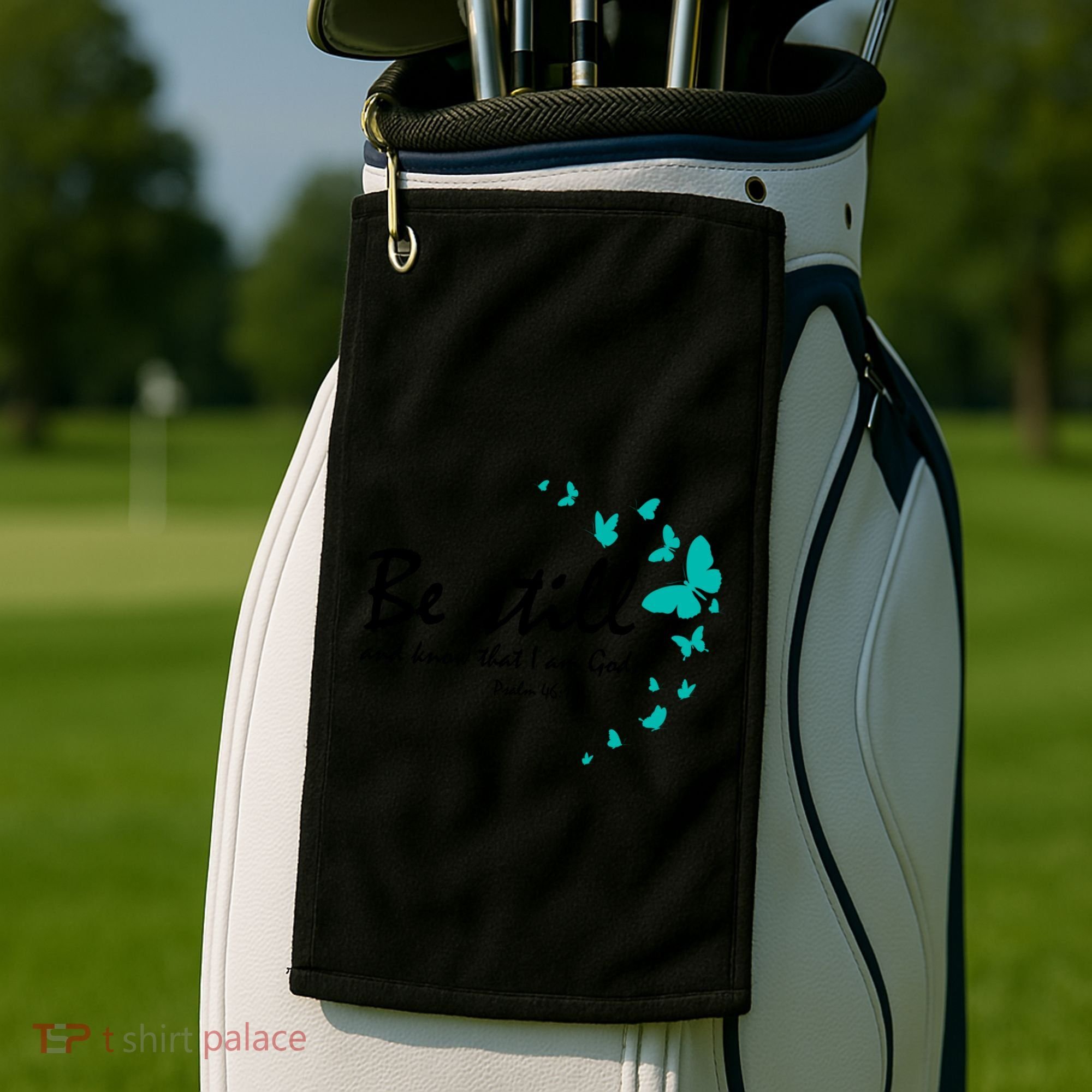 Be Still And Know That I Am God Christian Religious Funny Gift Great Gift Golf Towel