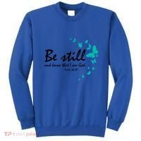 Be Still And Know That I Am God Christian Religious Funny Gift Great Gift Sweatshirt thumb 0